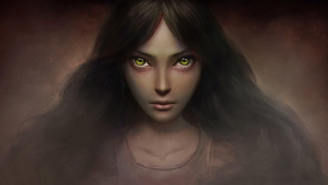 Картинка alice+in+wonderland видео+игры ~~~другое~~~ взгляд фон девушка