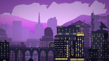 Картинка векторная+графика город+ city архитектура здания стиль город