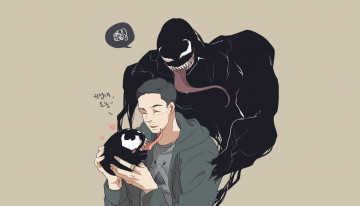 Картинка рисованное кино эдди брок веном