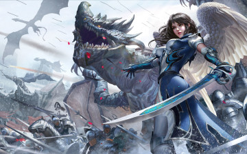 Картинка фэнтези существа начало войны