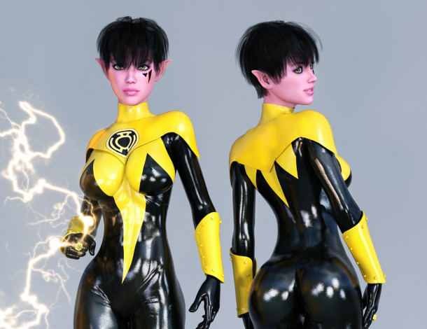 Обои картинки фото 3д графика, люди , people, фон, взгляд, девушка