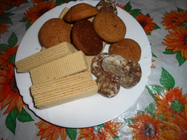 Обои картинки фото еда, пирожные,  кексы,  печенье, вафли, печенье