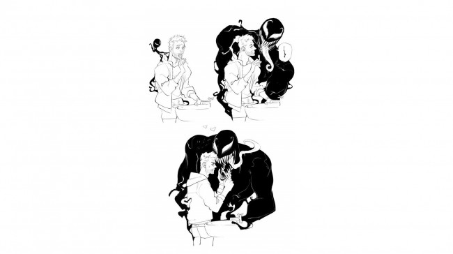 Обои картинки фото рисованное, кино, эдди, брок, веном