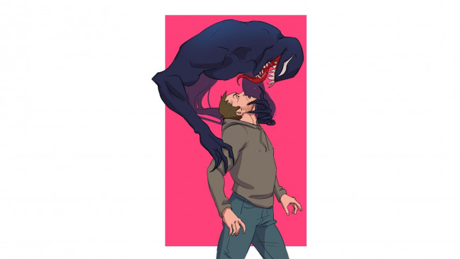 Обои картинки фото рисованное, кино, эдди, брок, веном