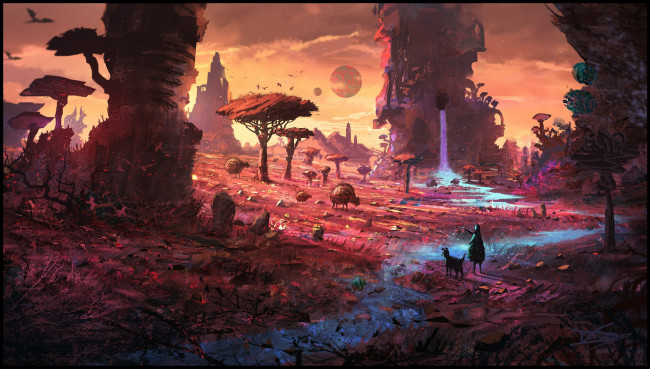 Обои картинки фото фэнтези, иные миры,  иные времена, природа