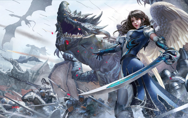 Обои картинки фото фэнтези, существа, начало, войны