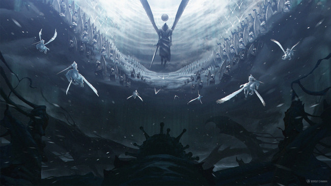 Обои картинки фото фэнтези, нежить, воины