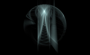 Картинка 3д+графика абстракция+ abstract шар пространство