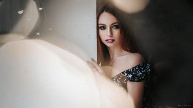 Обои картинки фото девушки, алиса андреянова, шатенка, лицо