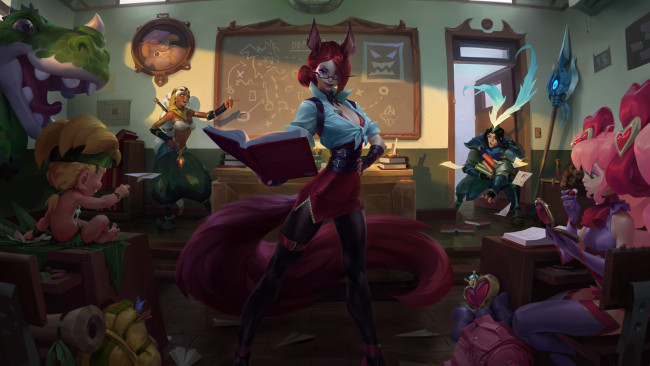 Обои картинки фото видео игры, ---другое, персонажи, школа