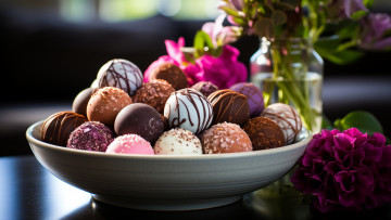 Картинка еда конфеты +шоколад +мармелад +сладости шоколадные ассорти