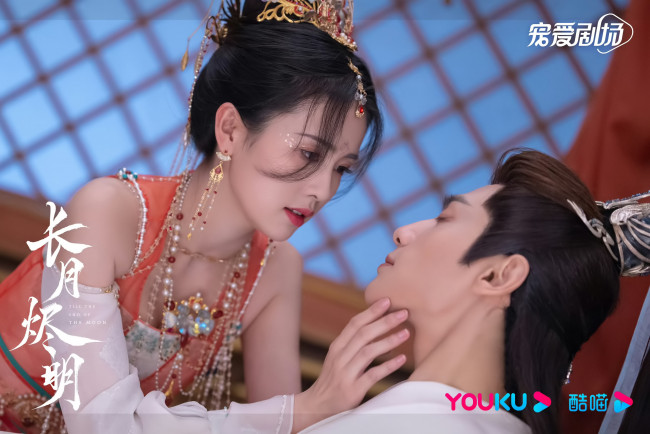 Обои картинки фото кино фильмы, till the end of the moon, светлый, пепел, луны, тань, тай, цзинь, минъе, бог, войны, владыка, демонов, ли, сусу, е, сеу