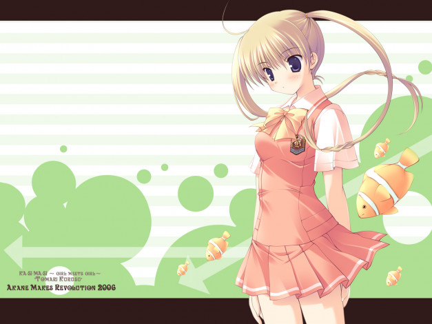 Обои картинки фото аниме, kasimasi, girl, meets