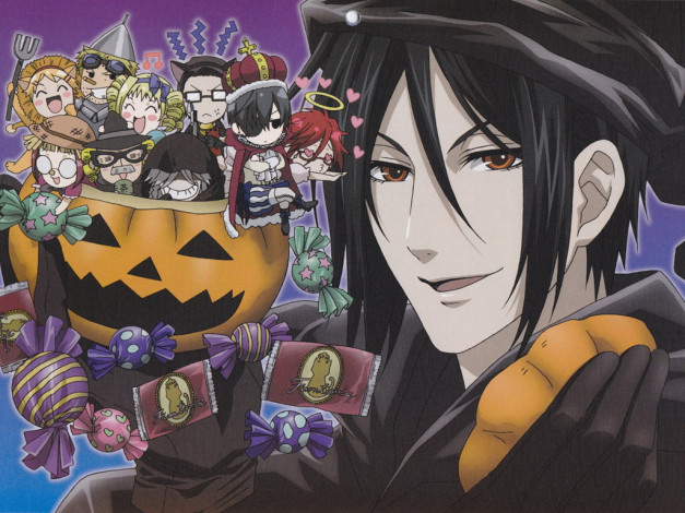 Обои картинки фото аниме, kuroshitsuji