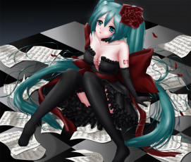 Картинка hatsune miku аниме vocaloid