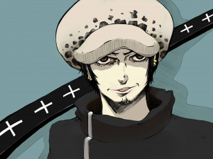 Картинка аниме one piece trafalgar law