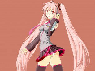 Картинка аниме vocaloid вокалоид сакура мику