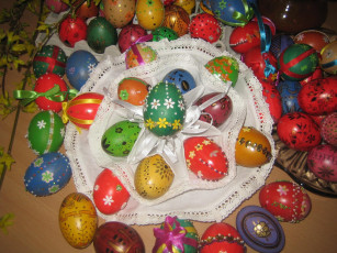 Картинка праздничные пасха писанки