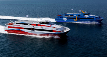 Картинка корабли катамараны тримараны море