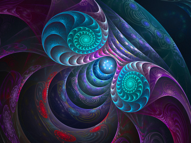 Обои картинки фото 3д, графика, fractal, фракталы, цвета, узор, фон