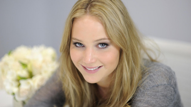 Обои картинки фото Jennifer Lawrence, девушки
