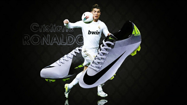 Обои картинки фото спорт, футбол, криштиану, роналду, бутсы, реал