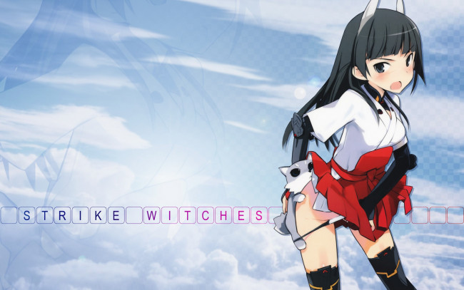 Обои картинки фото аниме, strike, witches