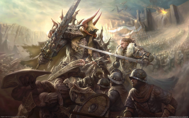 Обои картинки фото kingdom, under, fire, ii, видео, игры, битва