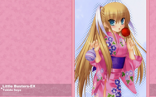 Обои картинки фото аниме, little, busters