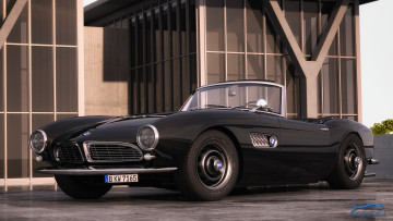 Картинка автомобили 3д bmw 507