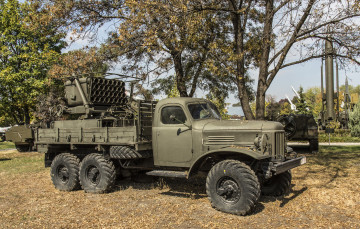 Картинка zil-157k+rm-51 техника военная+техника система залповово огня