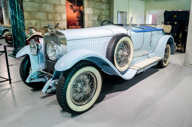 Обои картинки фото hispano-suiza h6b million-guiet dual-cowl phaeton  1924, автомобили, выставки и уличные фото, ретро, история, автошоу, выставка