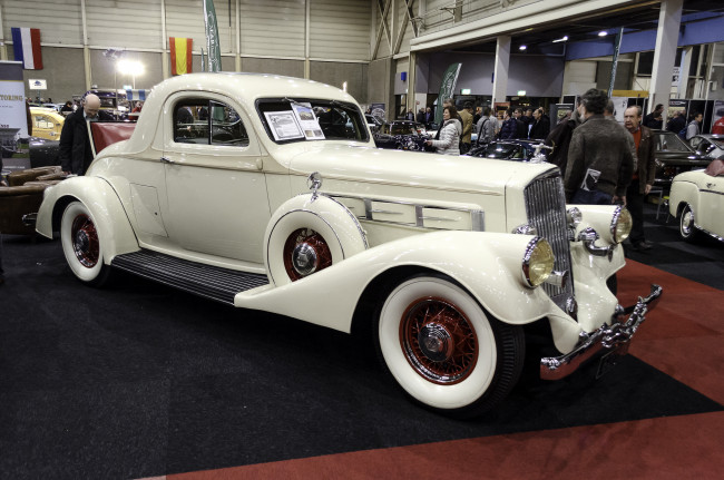 Обои картинки фото pierce arrow 845 coupe 1935, автомобили, выставки и уличные фото, история, ретро, автошоу, выставка