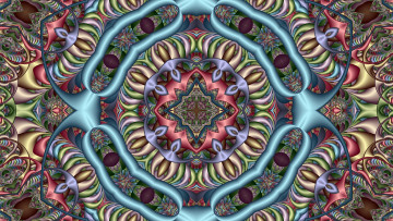 Картинка 3д+графика фракталы+ fractal фон узор цвета