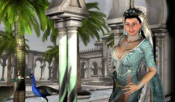 Картинка 3д+графика люди+ people фон взгляд девушка