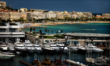 Картинка канны+франция города -+улицы +площади +набережные канны франция дома побережье причалы яхты
