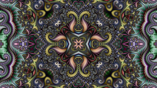 Обои картинки фото 3д графика, фракталы , fractal, узор, фон, цвета