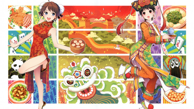 Обои картинки фото векторная графика, девушки , girls, девушки, взгляд, фон