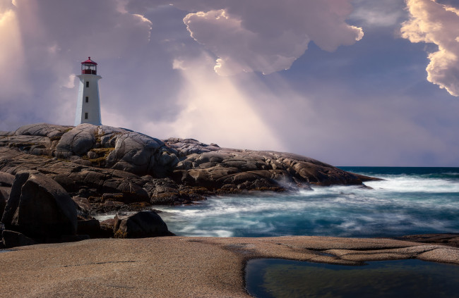 Обои картинки фото природа, маяки, маяк, побережье