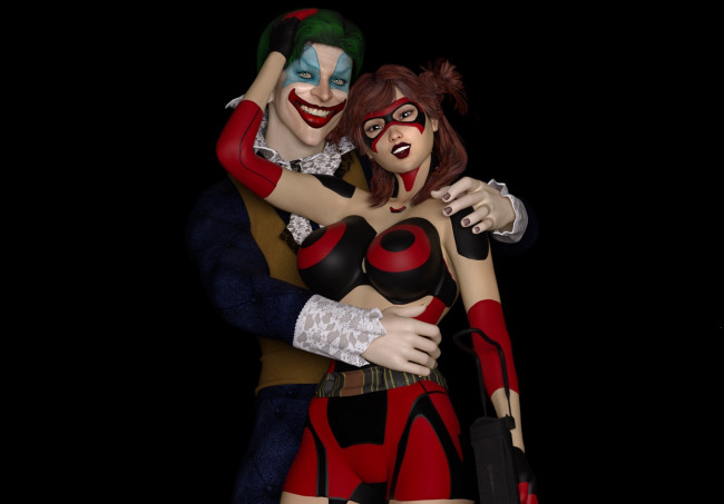 Обои картинки фото 3д графика, люди , people, парень, девушка, взгляд, фон