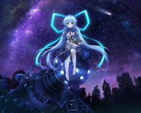 Картинка аниме planetarian hoshino yumemi