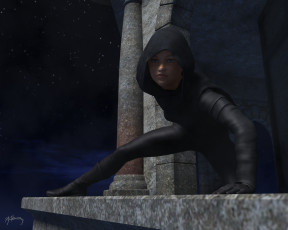 Картинка 3д+графика люди+ people девушка фон взгляд