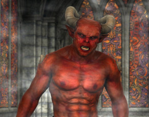 Картинка 3д+графика существа+ creatures демон