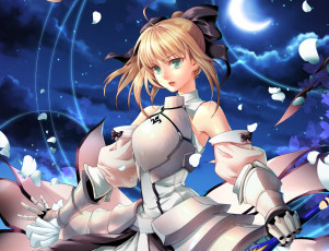 Картинка аниме fate stay+night сейбер