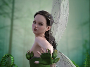 Картинка 3д+графика эльфы+ elves фон взгляд эльфийка