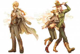 Картинка аниме jojo`s+bizarre+adventure арт парни