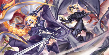 Картинка аниме fate stay+night фон девушки взгляд