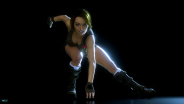 Картинка 3д+графика фантазия+ fantasy оружие фон взгляд девушка