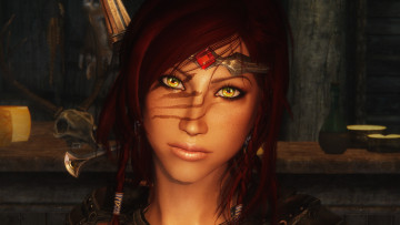 Картинка 3д+графика портрет+ portraits фон взгляд девушка