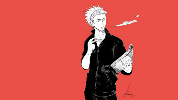 Картинка аниме haikyuu карасуно тренер волейбол укай сан